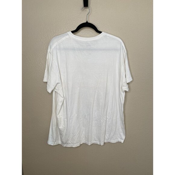 Ford Mustang Graphic White T-Shirt XL Vintage Style Short Sleeve Cotton Tee - Picture 3 of 5